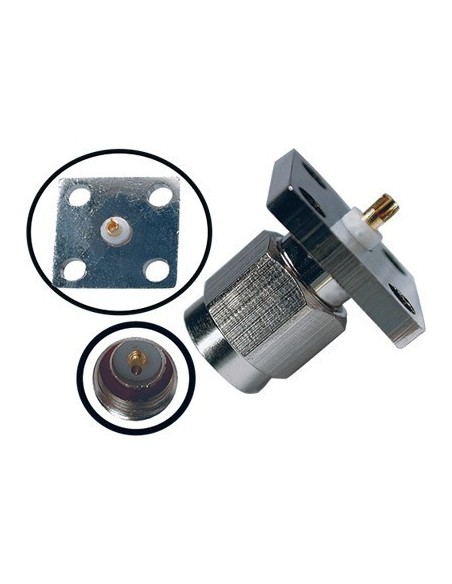 CONECTOR SMA PARA CHASIS MACHO