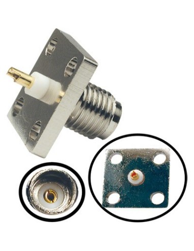 CONECTOR SMA PARA CHASIS HEMBRA