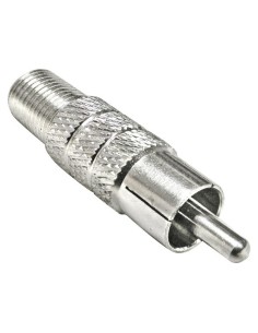 CONECTOR RCA MACHO A F HEMBRA