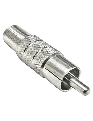 CONECTOR RCA MACHO A F HEMBRA