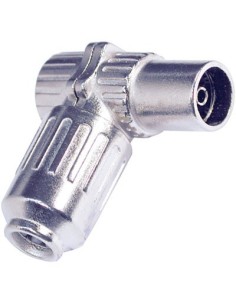 CONECTOR ANTENA HEMBRA ACODADO METAL ROSCA