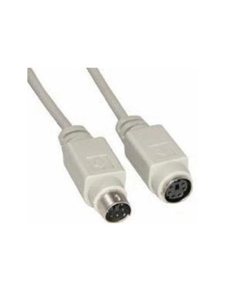 CABLE PS/2 Macho-Hembra 2m (Alargador teclado)