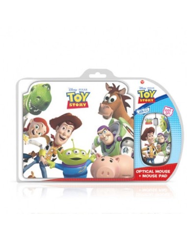 TWIN PACK TOY STORY: MINI RATON OPTICO + ALFOMBRILLA