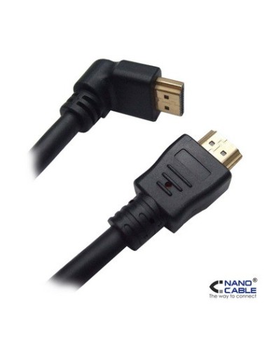 CABLE HDMI ACODADO V1.4 Macho-Macho 1.8m