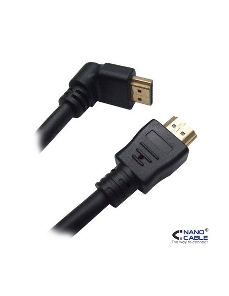 CABLE HDMI ACODADO V1.4 Macho-Macho 1.8m