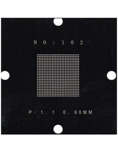 PLANTILLA P:1.1  BALL: 0.60mm 90x90 (Stencil)