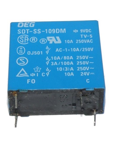 RELE SDT-SS-109DM 250V 10A 9V