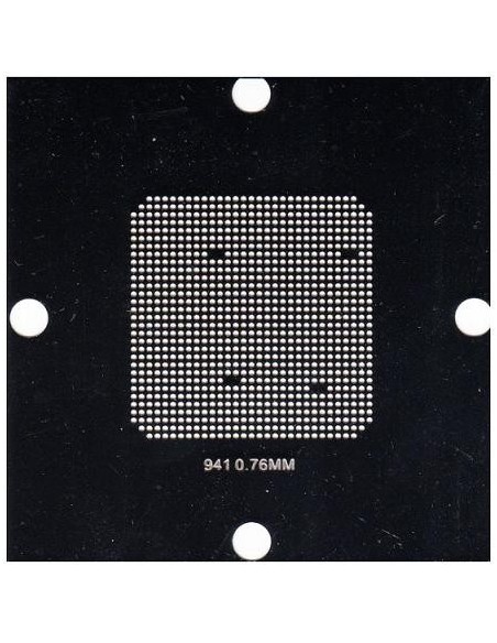 PLANTILLA UNIVERSAL 941 BALL: 0.76mm 90x90 (Stencil)