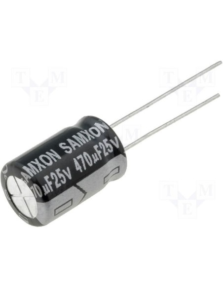 Pack de 10 Uds. CONDENSADOR ELECTROLITICO 25V 470uF