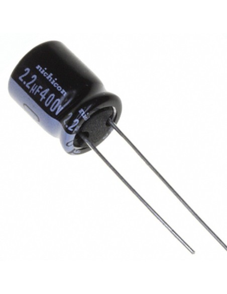 Pack de 2 Uds.  CONDENSADOR RADIAL 400v 2.2uF