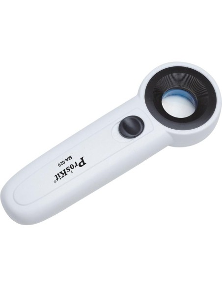 LUPA DE MANO x22 aumentos LUZ LED