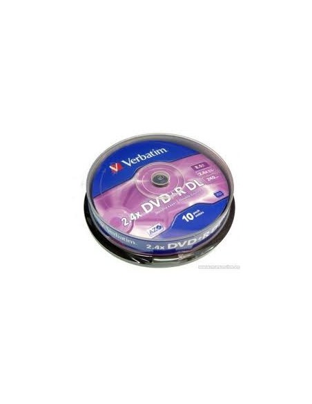DVD DOBLE CAPA VERBATIM 8.5GB TARRINA 10 UNI.