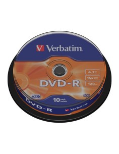 DVD -R 4.7GB 16X VERBATIM...