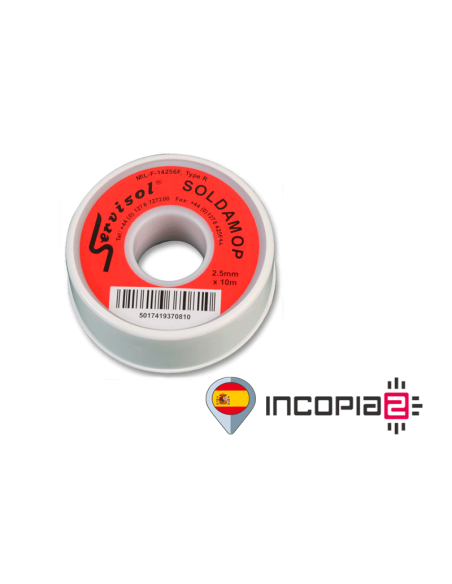 MALLA PARA DESOLDAR  SOLDAMOP RED (2.5mm x 10m)