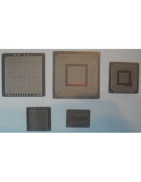 KIT 5 PLANTILLAS XBOX SLIM CALOR DIRECTO (STENCIL)