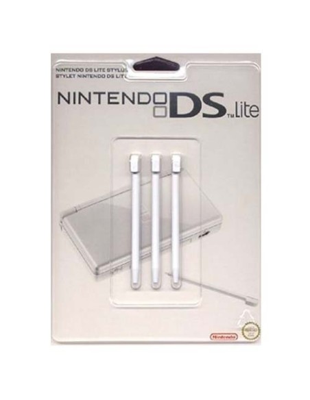 NDS LITE PACK OFICIAL 3 LAPICES TACTILES (Blanco)