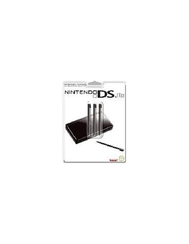 NDS LITE PACK OFICIAL 3 LAPICES TACTILES (Negro)