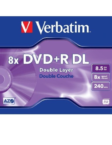 DVD DOBLE CAPA VERBATIM 8.5GB 1 Ud