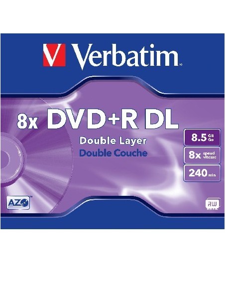DVD DOBLE CAPA VERBATIM 8.5GB 1 Ud