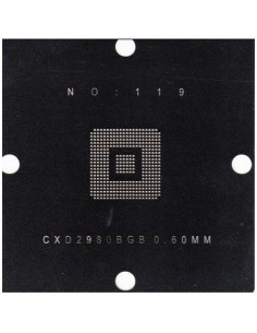 PLANTILLA CXD2980BGB BALL: 0.6mm 90x90 (Stencil)