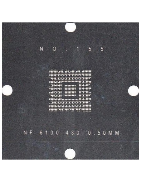PLANTILLA NF-6100-430 BALL: 0.5mm 90x90 (Stencil)