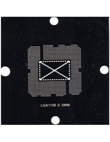 PLANTILLA LGA1156  BALL: 0.50mm 90x90 (Stencil)