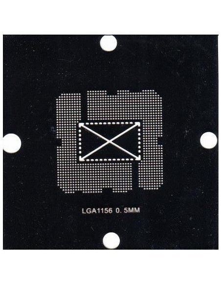 PLANTILLA LGA1156  BALL: 0.50mm 90x90 (Stencil)