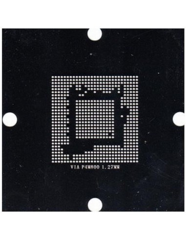 PLANTILLA VIA P4M800 BALL: 1.27mm 90x90 (Stencil)