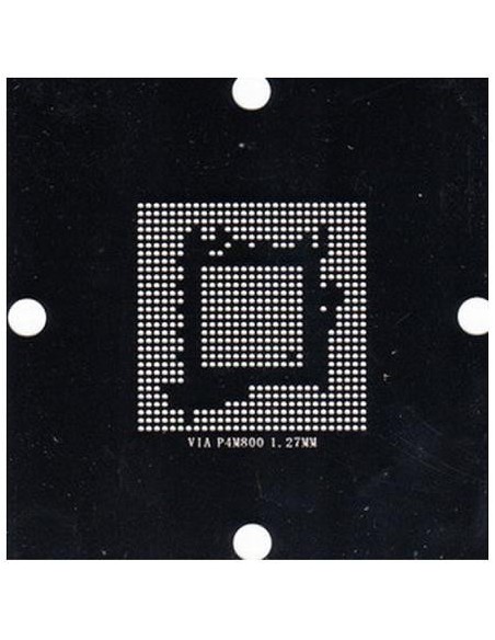PLANTILLA VIA P4M800 BALL: 1.27mm 90x90 (Stencil)