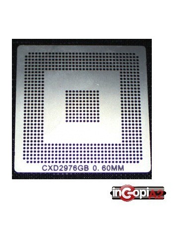 PLANTILLA CALOR DIRECTO: CXD2976GB (0.60mm) STENCIL