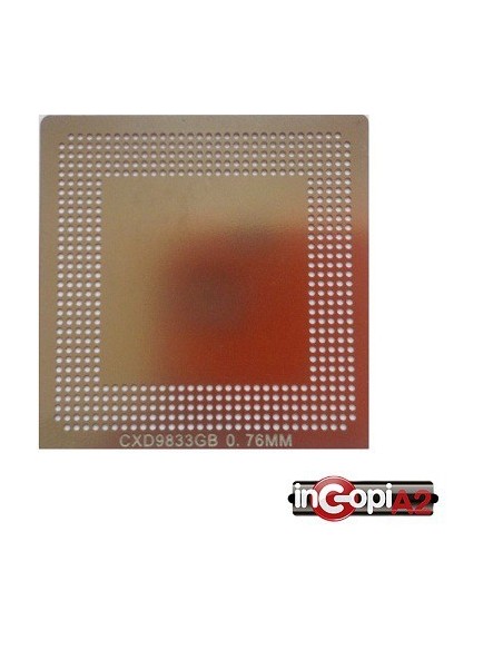 PLANTILLA CALOR DIRECTO: CXD9833GB (0.76mm) STENCIL