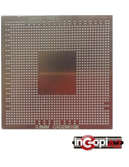 PLANTILLA CALOR DIRECTO: CXD2981GB (0.6mm) STENCIL