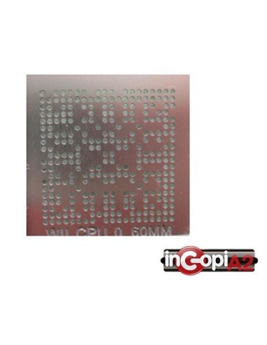 PLANTILLA CALOR DIRECTO: WII CPU (0.60mm) STENCIL