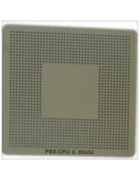 PLANTILLA CALOR DIRECTO: PS3-CPU (0.60mm) STENCIL