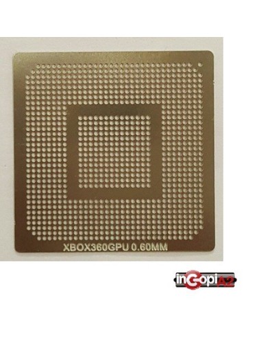 PLANTILLA CALOR DIRECTO: XBOX360GPU (0.60mm) STENCIL