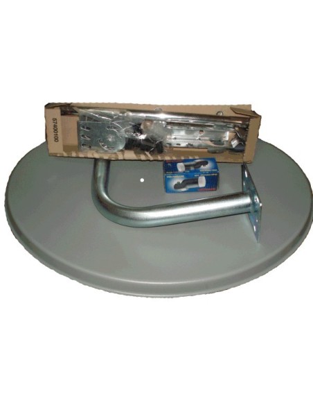 KIT PARABOLICA 60cm + SOPORTE + LNB