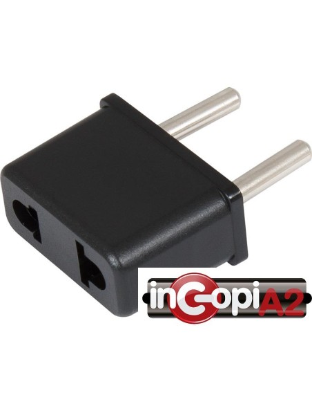 Pack de 2 Uds. ADAPTADOR ENCHUFE AMERICANO - EUROPEO
