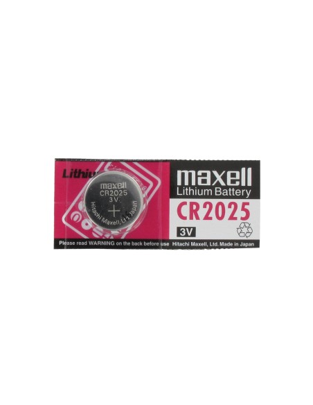 Pack de 2 Uds. PILA 3V CR2025 LITHIUM MAXELL