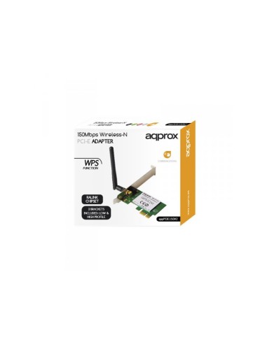 TARJETA RED WIFI 150N PCI-E APPROX APPPCIE150V2