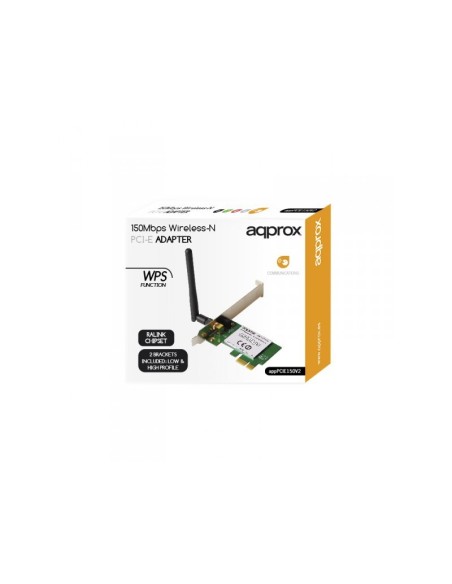 TARJETA RED WIFI 150N PCI-E APPROX APPPCIE150V2