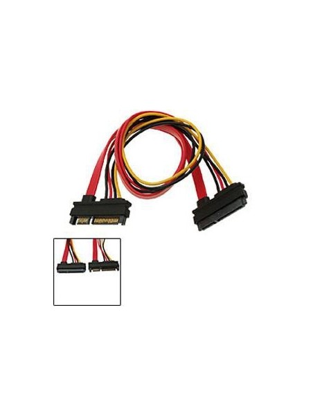 CABLE SERIAL ATA 15+7 PINES M-H (M)