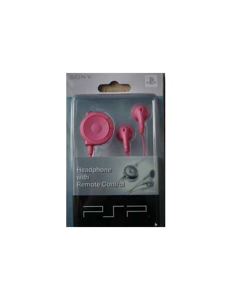 PSP AURICULARES SONY (Control de volumen) Rosa PSP AURICULARES SONY (Control de volumen) Rosa