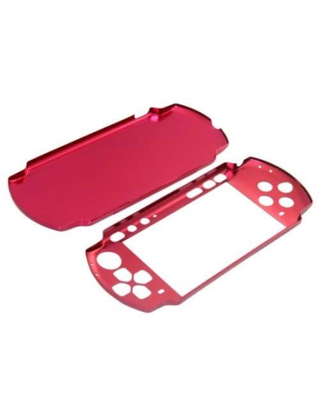 PSP SLIM CARCASA PROTECTORA ALUMINIO Rosa