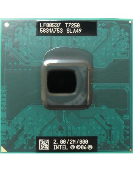 PROCESADOR INTEL CORE 2 DUO 2.00Ghz, 2Mb, 800Mhz  T7250